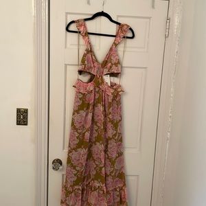 Likely Katerina Cutout MIDI Dress. Sz 4 NWT